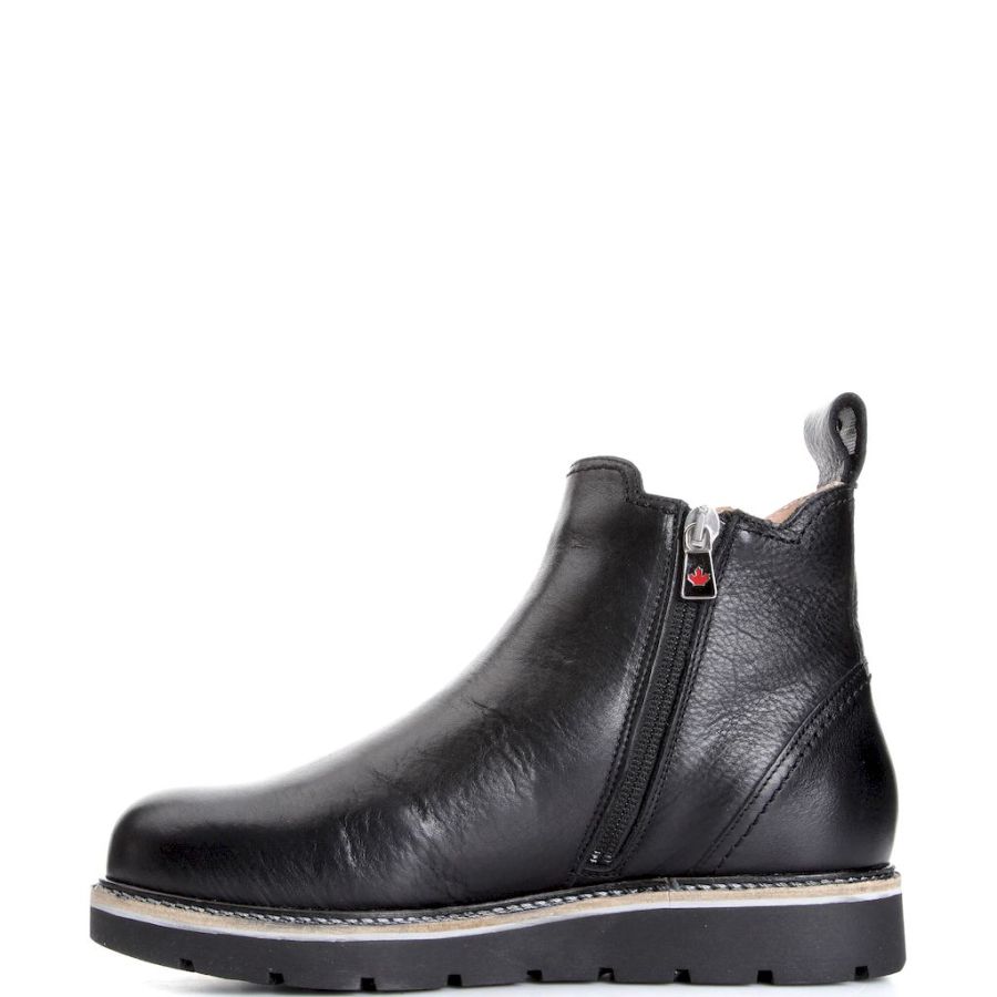 Svarta damskor i skinn från Canada Snow (1075278)