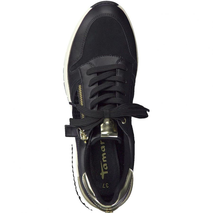 Sneakers Tamaris, 1-1-23702-27/048 svart / guld