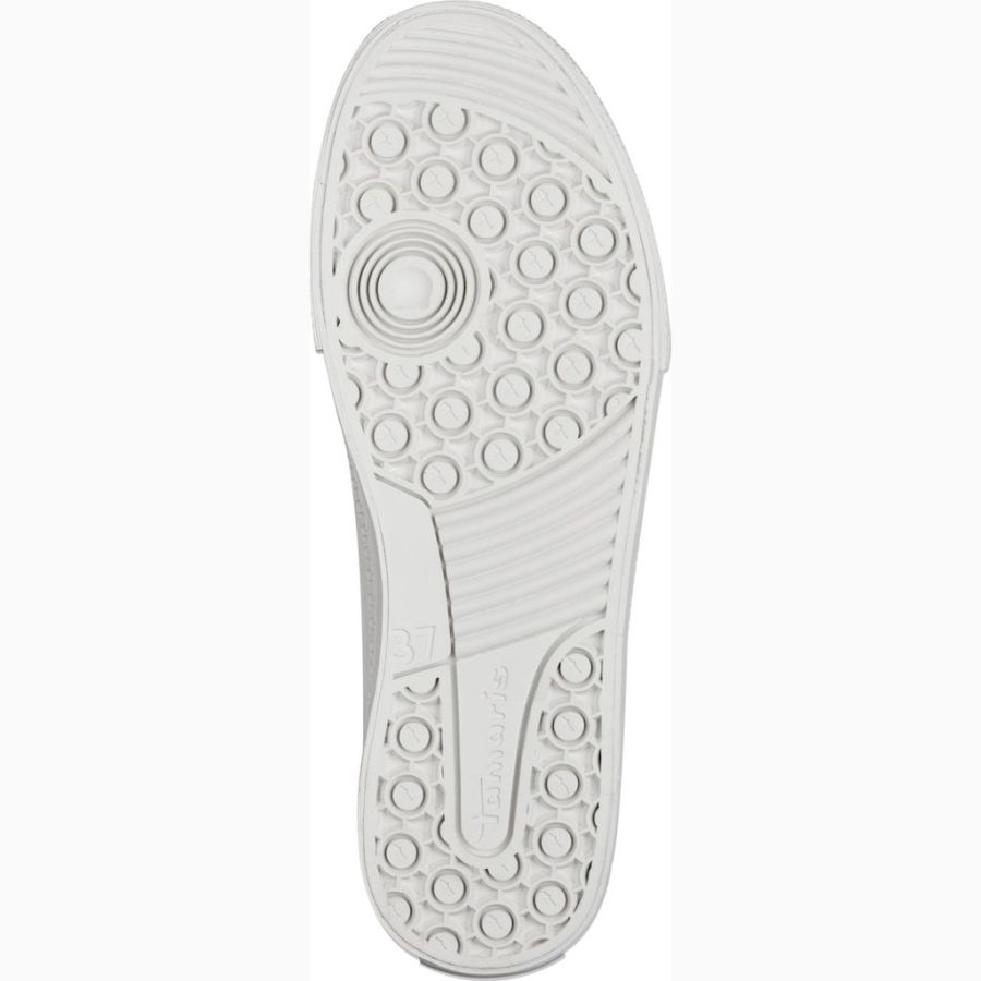 Tamaris Scarpe Da Ginnastica Donna 1-23744-42 – Vegan, Suola Piatta, Chiusura Con Lacci, Morbida Soletta, Colore Bianco
